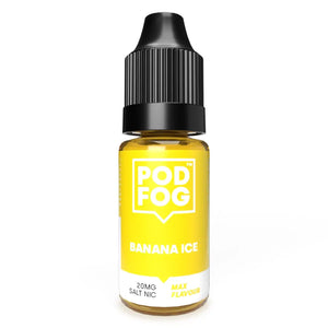 POD FOG Banana Ice - Nic Salt E Liquid