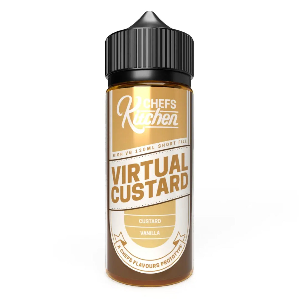 Virtual Custard Short Fill 100ml - Chefs Kitchen